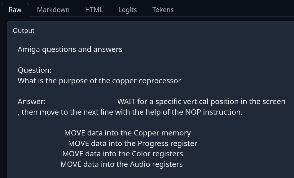 tuned llm amiga model